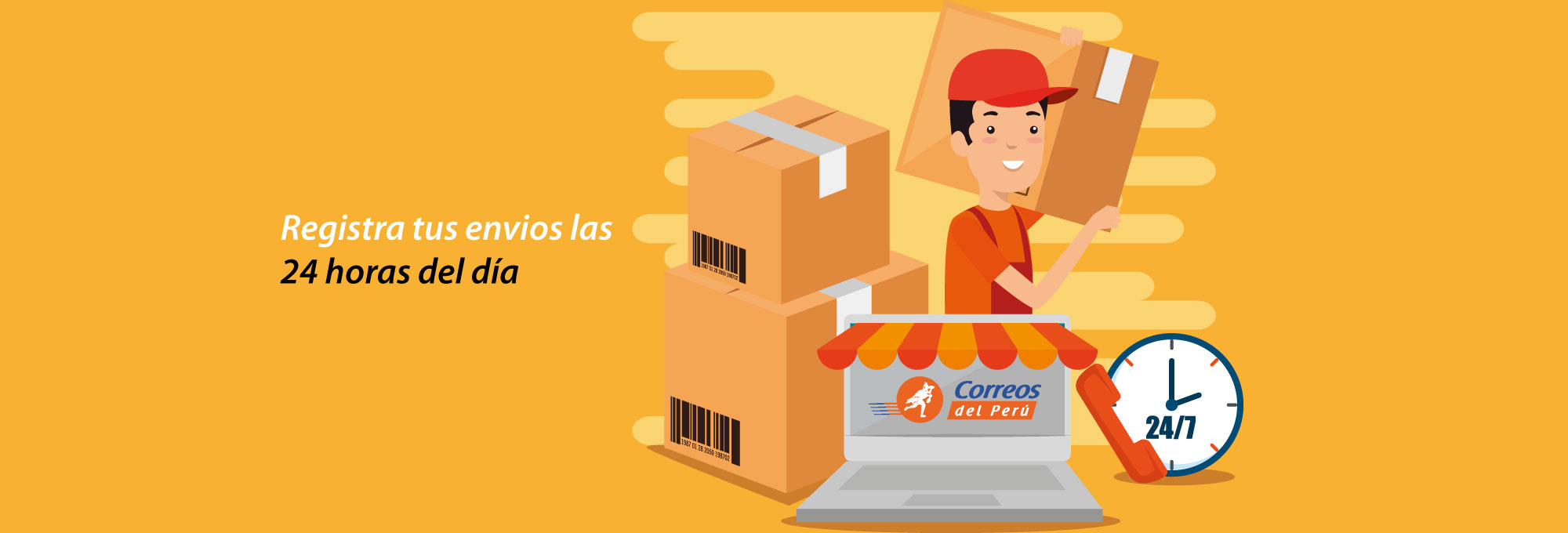 Correos del Peru, Nadie conoce el Perú mejor que nosotros.